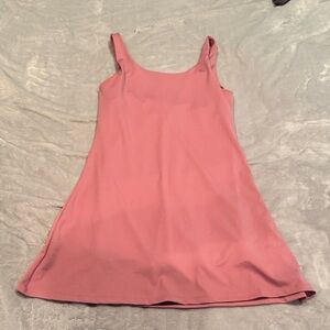 Elegant Rose Sleeveless Skort Dress